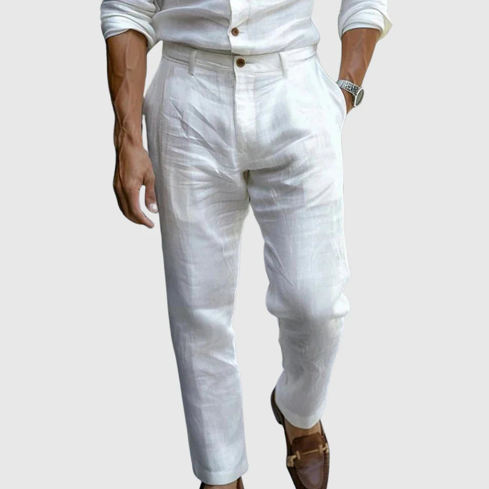 Tomaso™ | Pantaloni di Lino Eleganti da Uomo