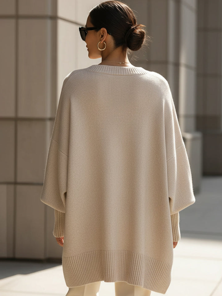Amelda™ | Maglione poncho oversize