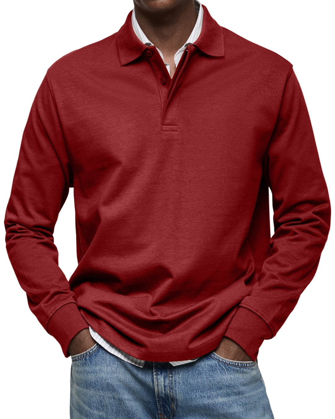 Renato™ | Polo Uomo a Maniche Lunghe