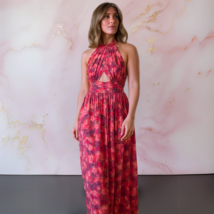 Vanessa™ | Abito Elegante con Stampa Floreale