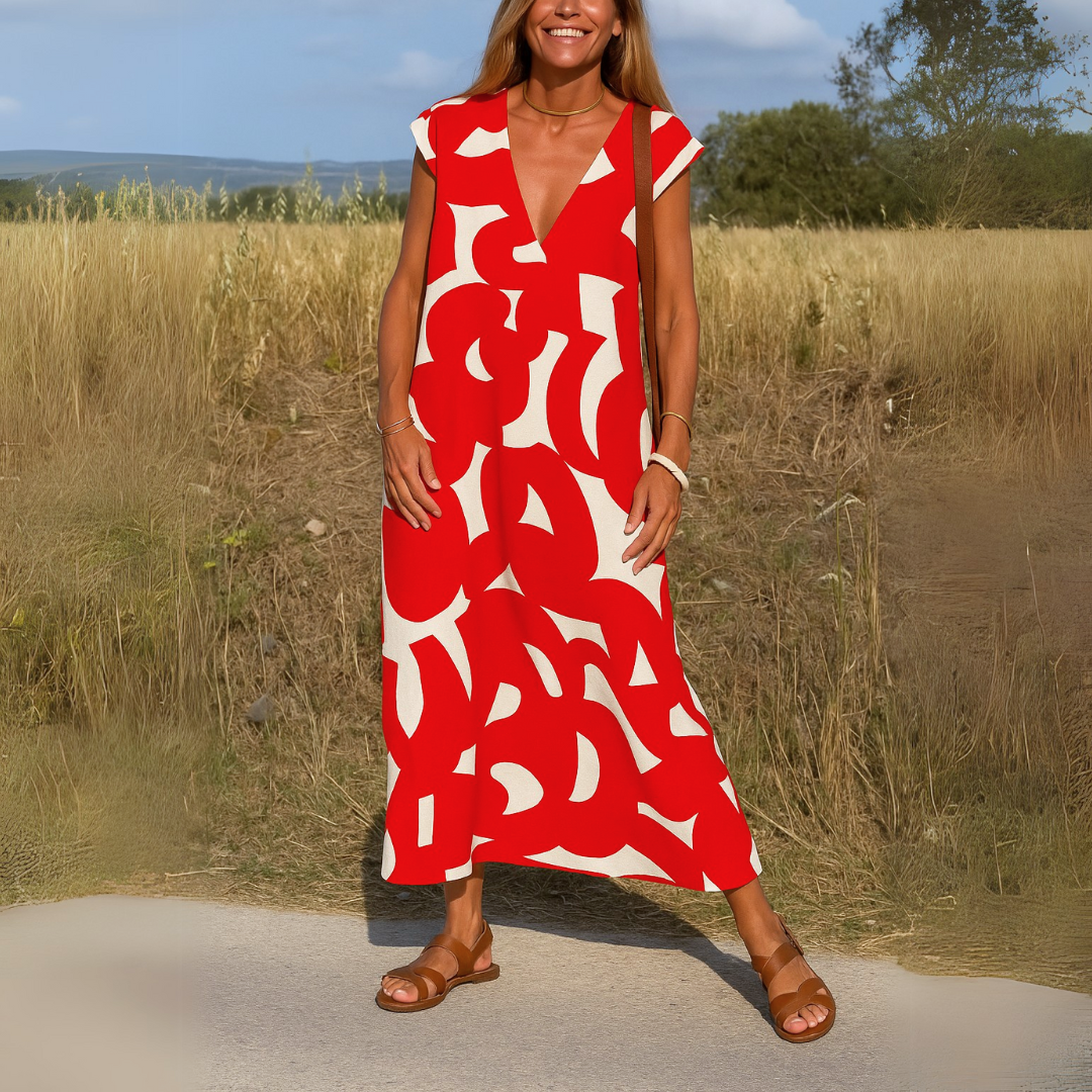 Allegra™ | Abito con Scollo a V