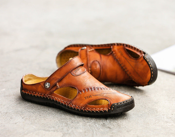 Enzo™ | Sandali Ortopedici in Pelle