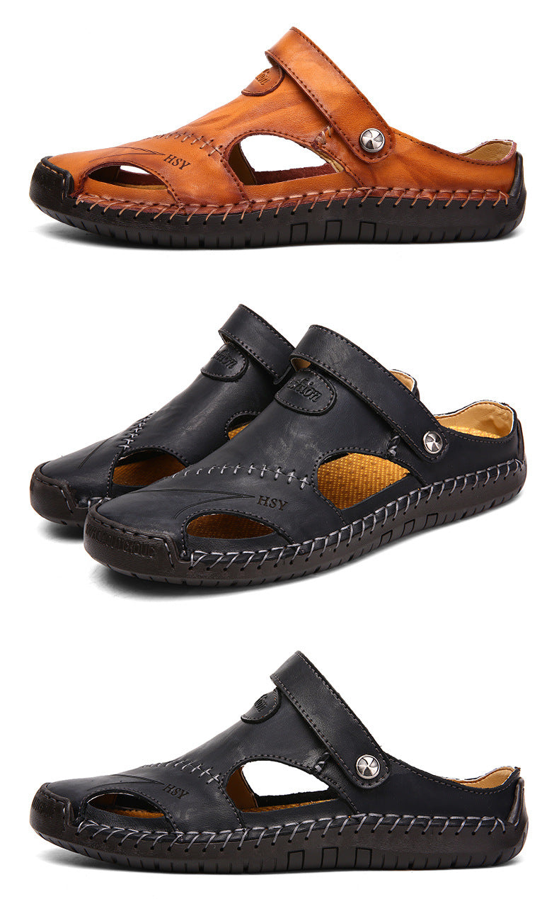 Enzo™ | Sandali Ortopedici in Pelle