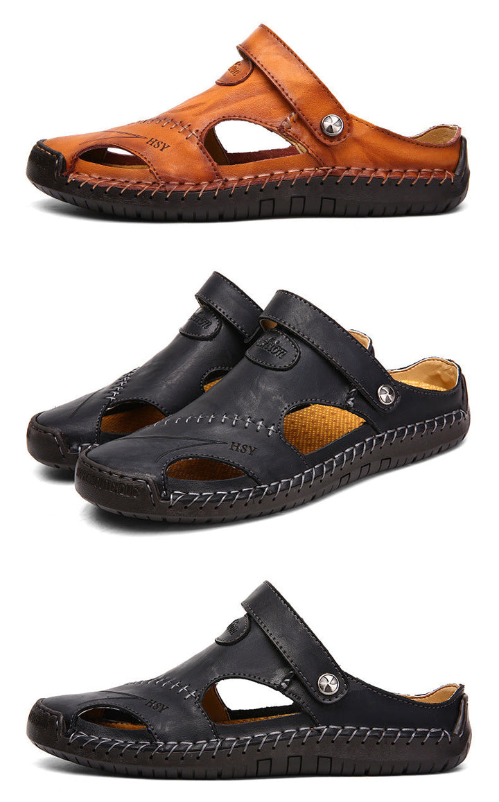 Enzo™ | Sandali Ortopedici in Pelle