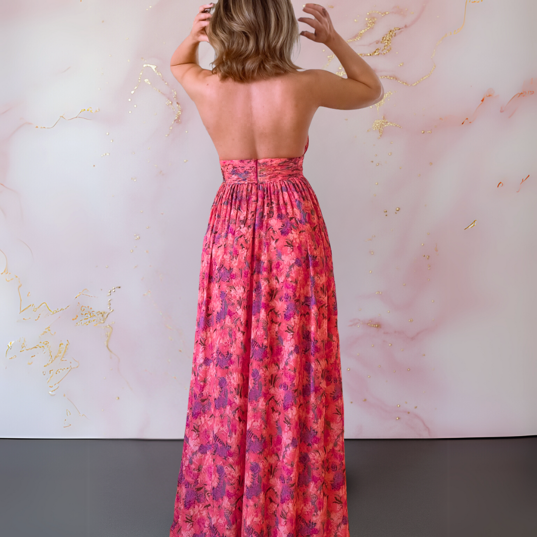 Vanessa™ | Abito Elegante con Stampa Floreale