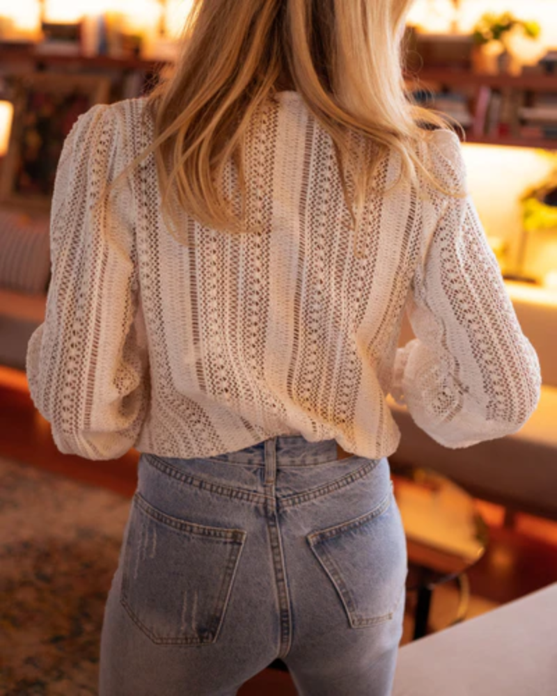 Teodora™ | Blusa all’Uncinetto Elegante