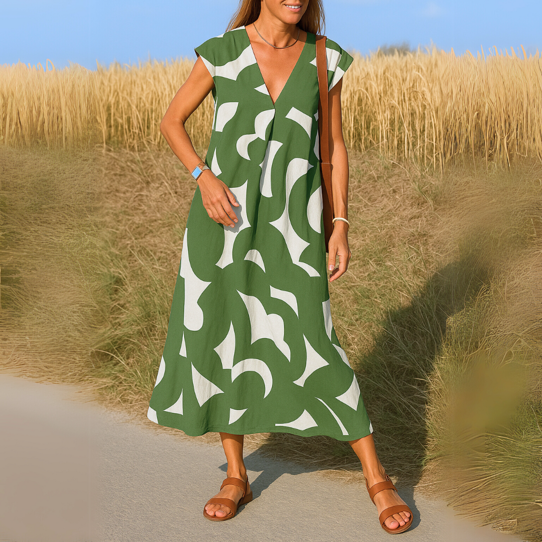 Allegra™ | Abito con Scollo a V