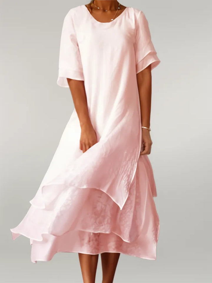 Adelina™ | Abito lungo elegante in cotone