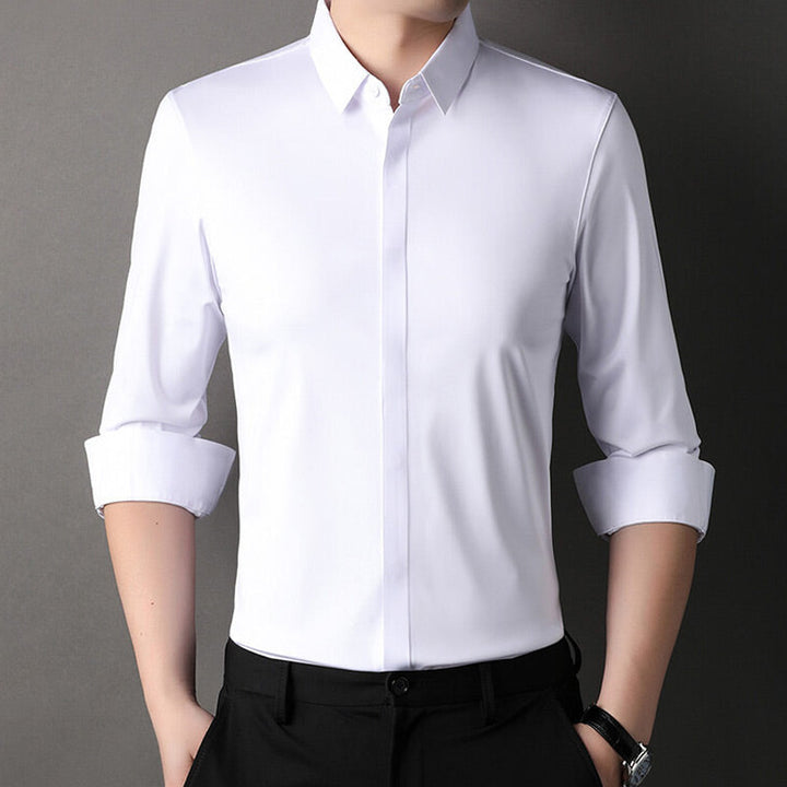 Luca™ | Camicia Elasticizzata Senza Stiro