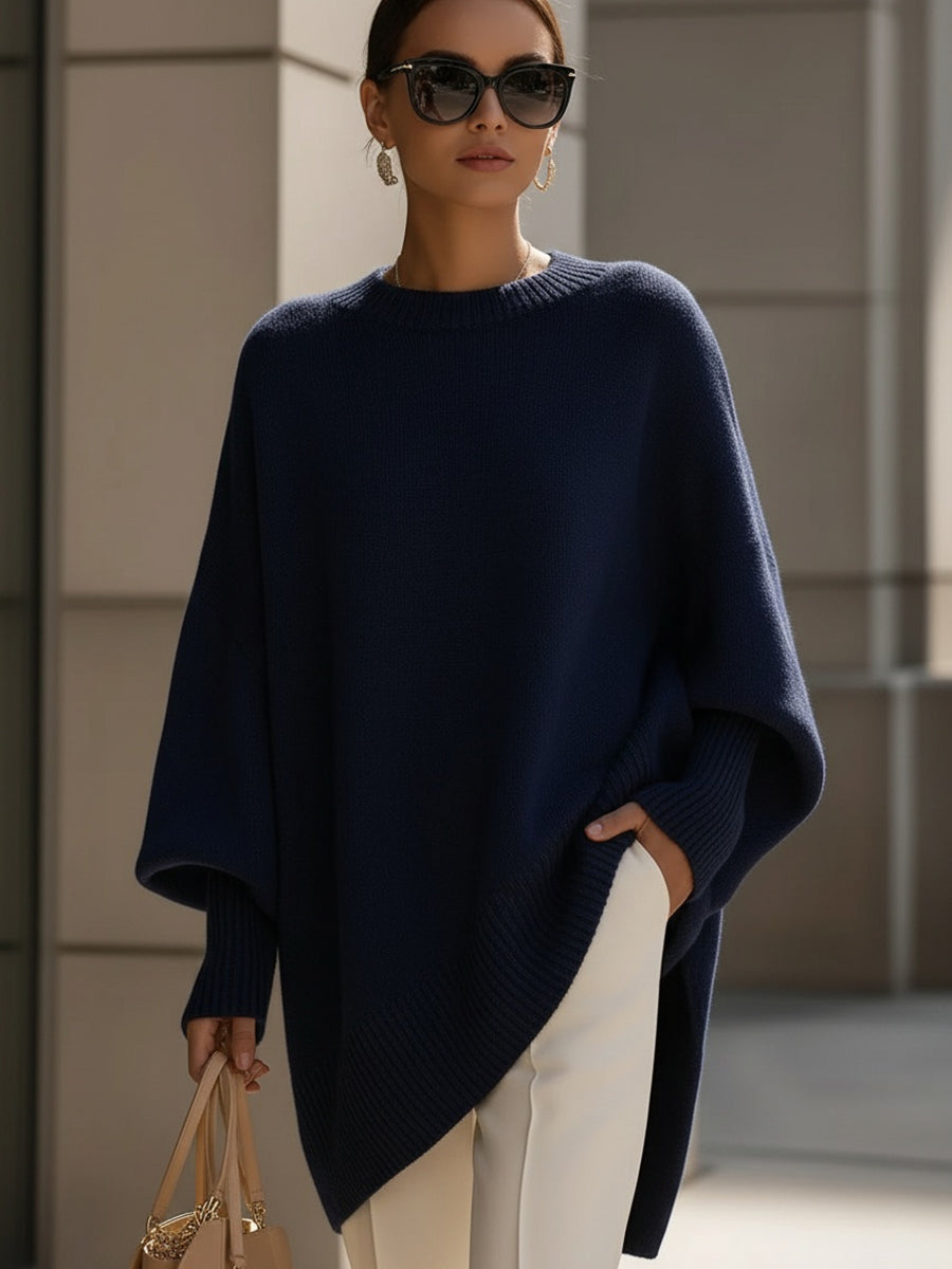 Amelda™ | Maglione poncho oversize