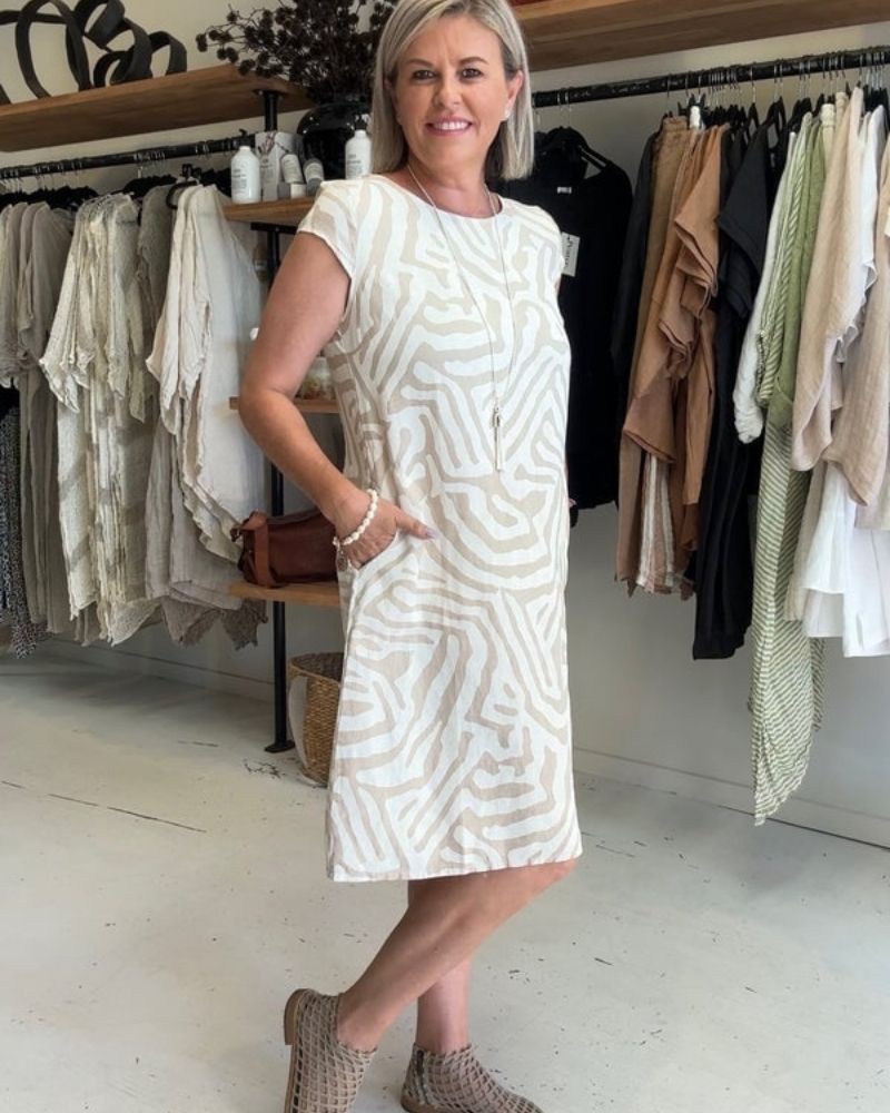 Camilla™ | Abito con Scollo Rotondo