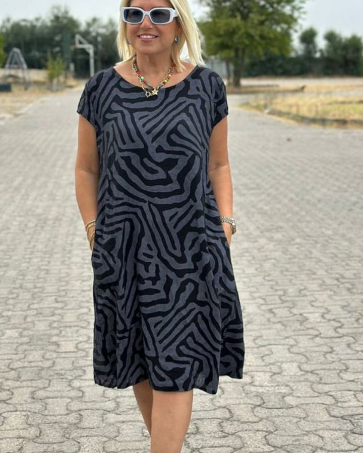 Camilla™ | Abito con Scollo Rotondo