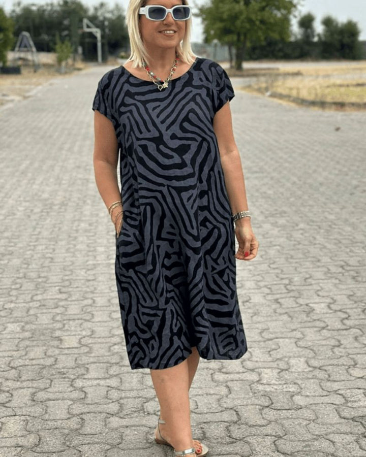 Camilla™ | Abito con Scollo Rotondo