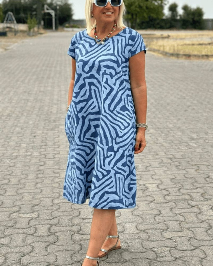 Camilla™ | Abito con Scollo Rotondo