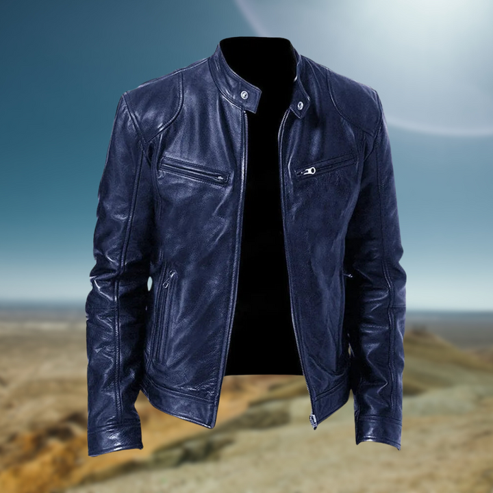 Amilcare™ | Giacca di pelle elegante