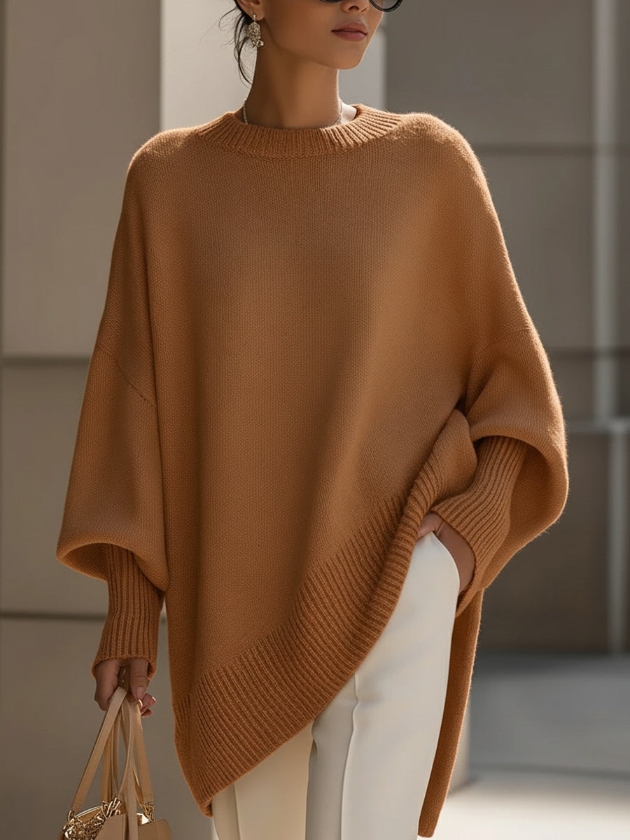 Amelda™ | Maglione poncho oversize