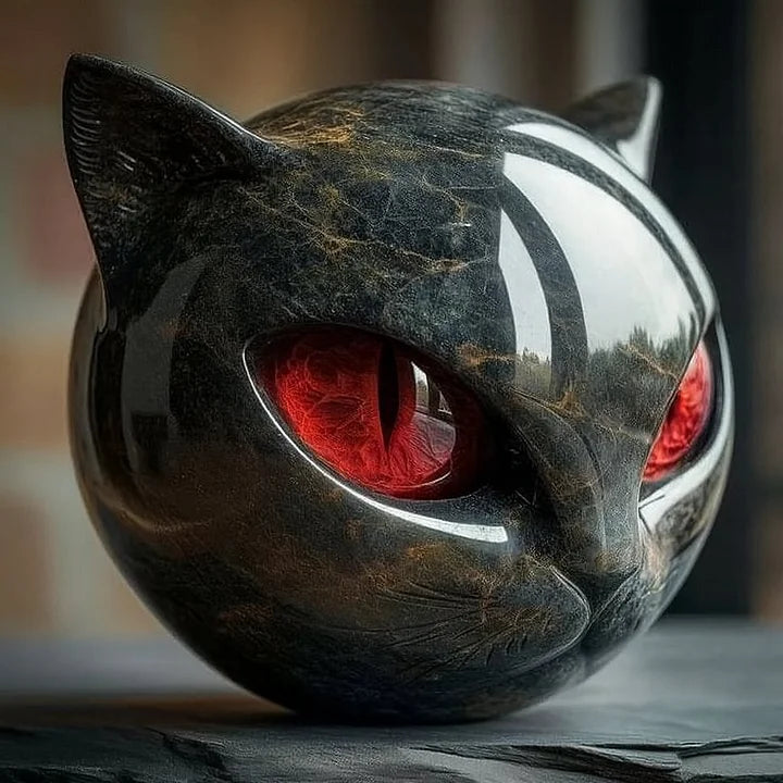 Giada™ | Scultura Artistica Testa di Gatto