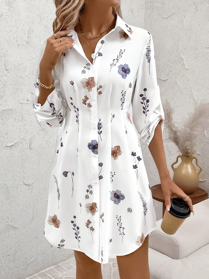Rosalba™ | Abito Elegante con Stampa Floreale