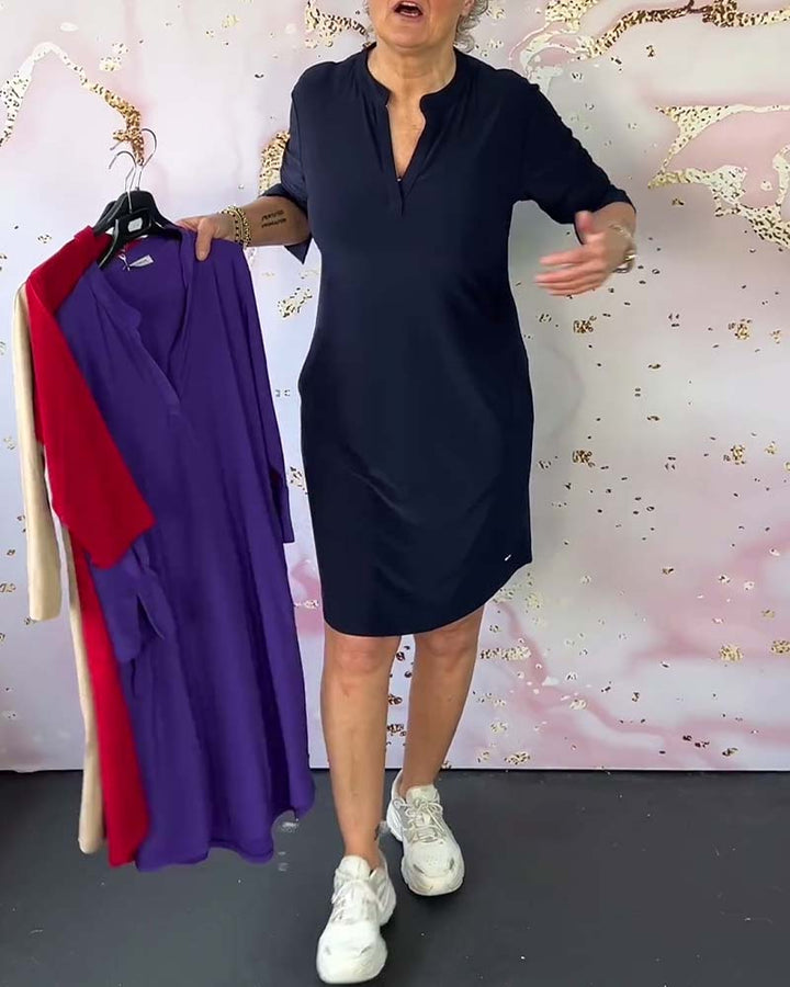Carina™ | Abito con scollo a V