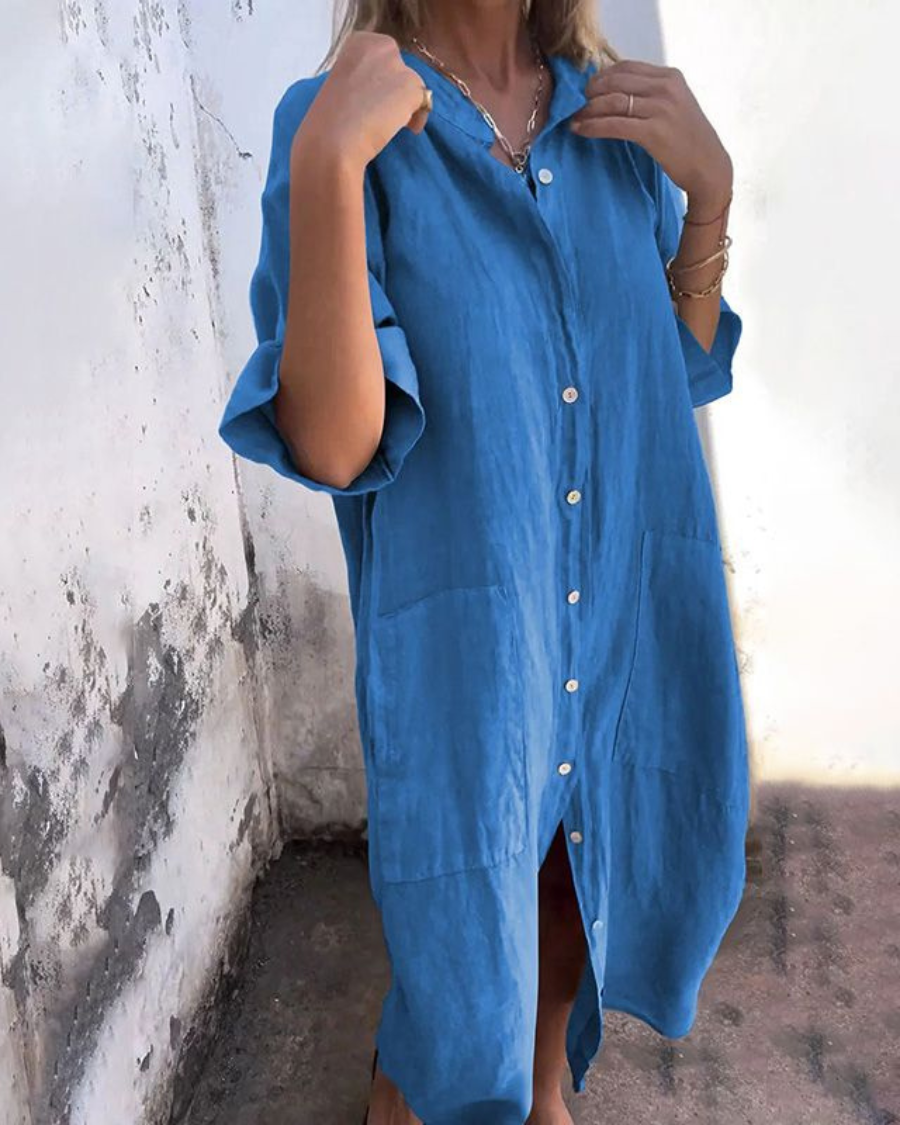 Fabiola™ | Abito Camicia Casual
