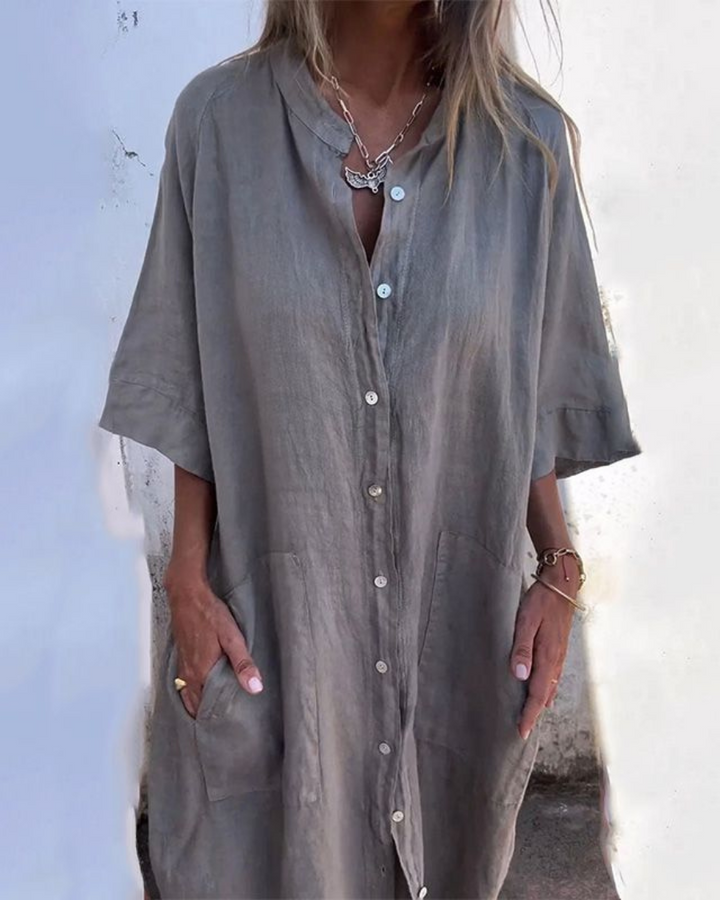 Fabiola™ | Abito Camicia Casual