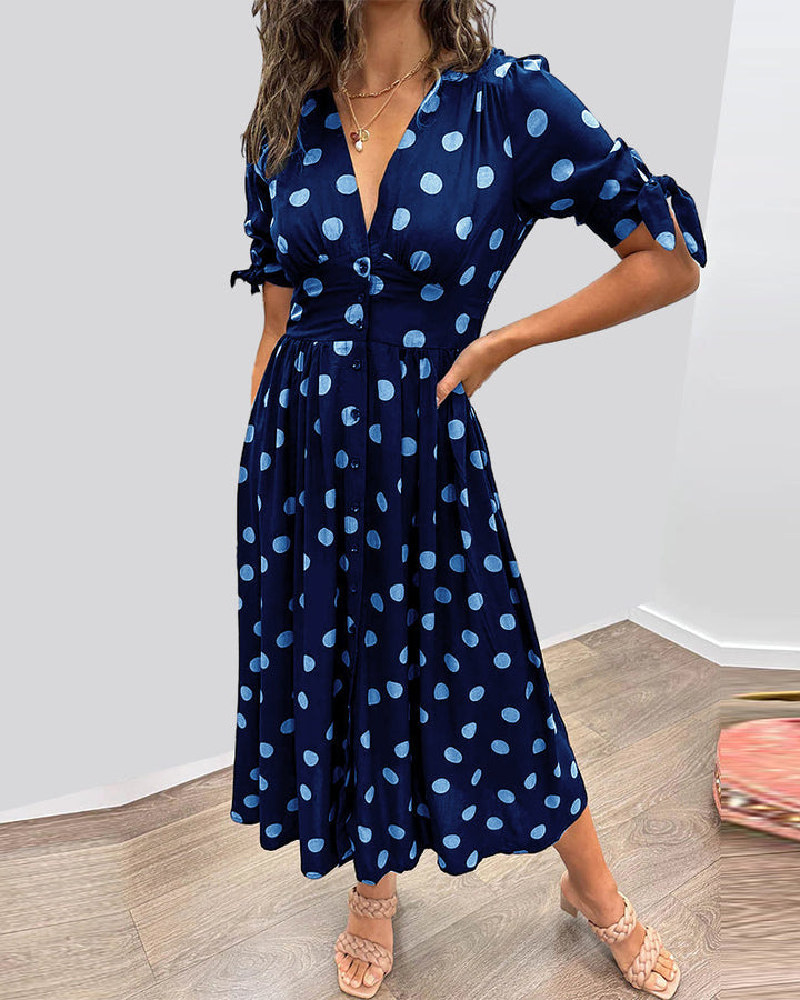 Violetta™ | Abito Midi a Pois