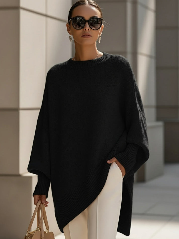Amelda™ | Maglione poncho oversize