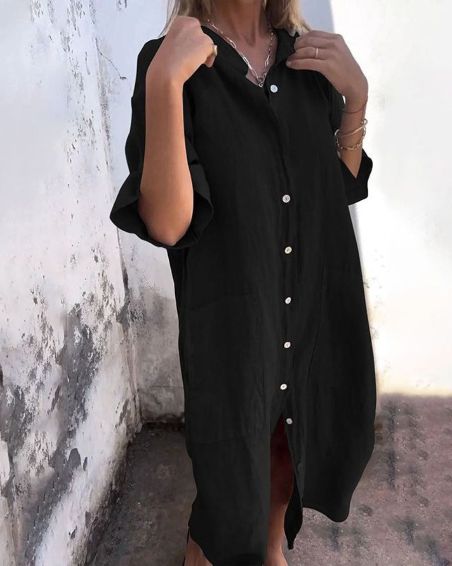 Fabiola™ | Abito Camicia Casual