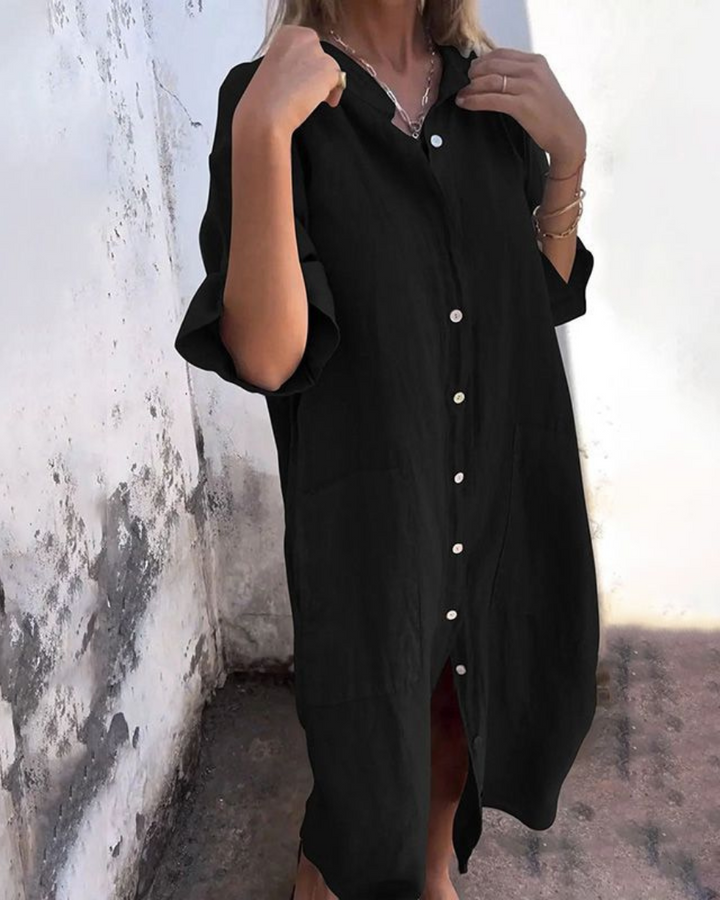 Fabiola™ | Abito Camicia Casual