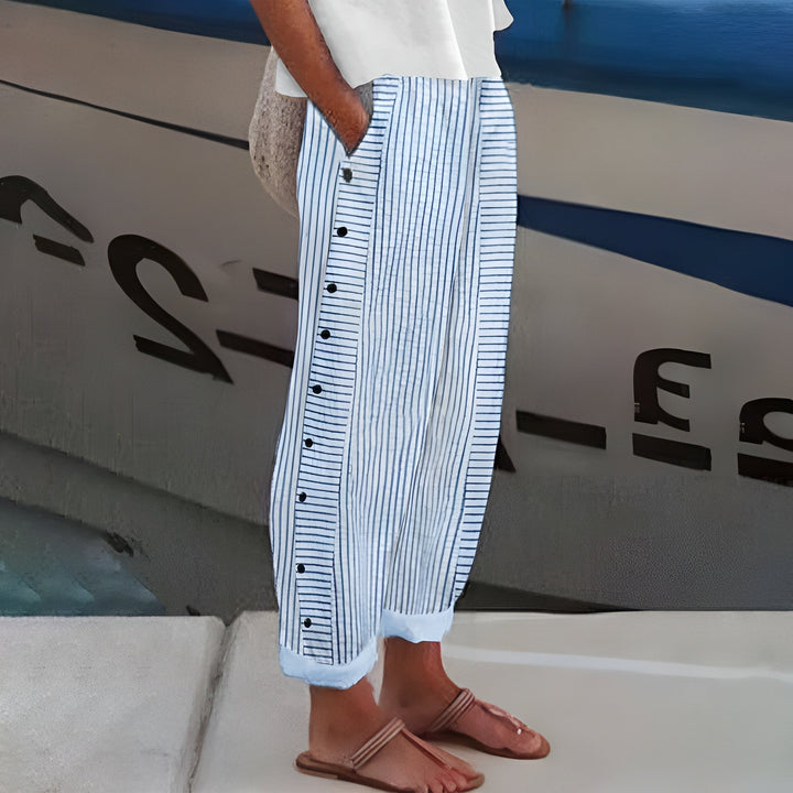 Maddalena™ | Pantaloni in Lino Leggeri