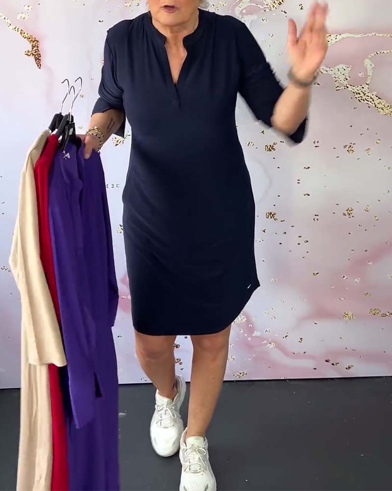 Carina™ | Abito con scollo a V