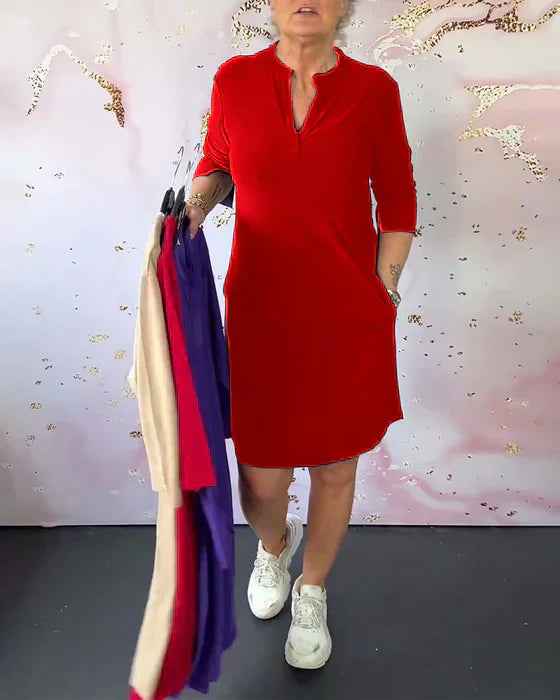 Carina™ | Abito con scollo a V
