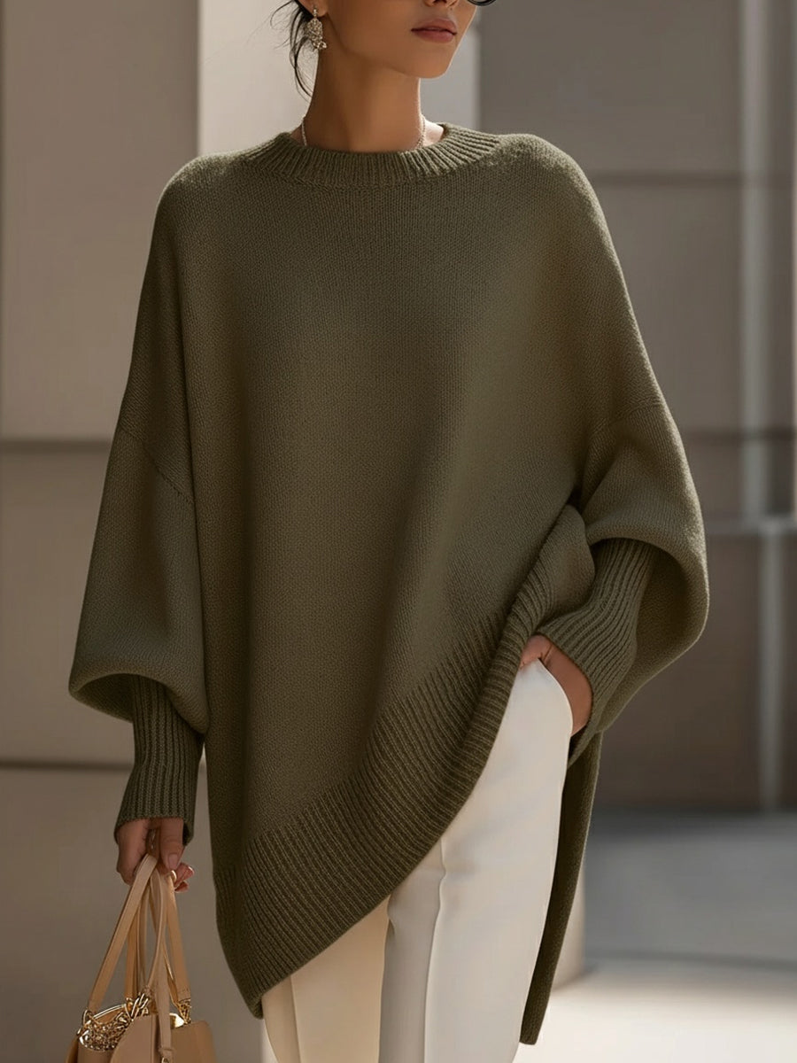 Amelda™ | Maglione poncho oversize