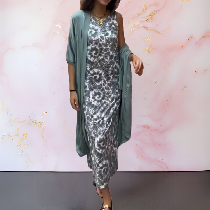 Valeria™ | Abito Elegante con Cardigan