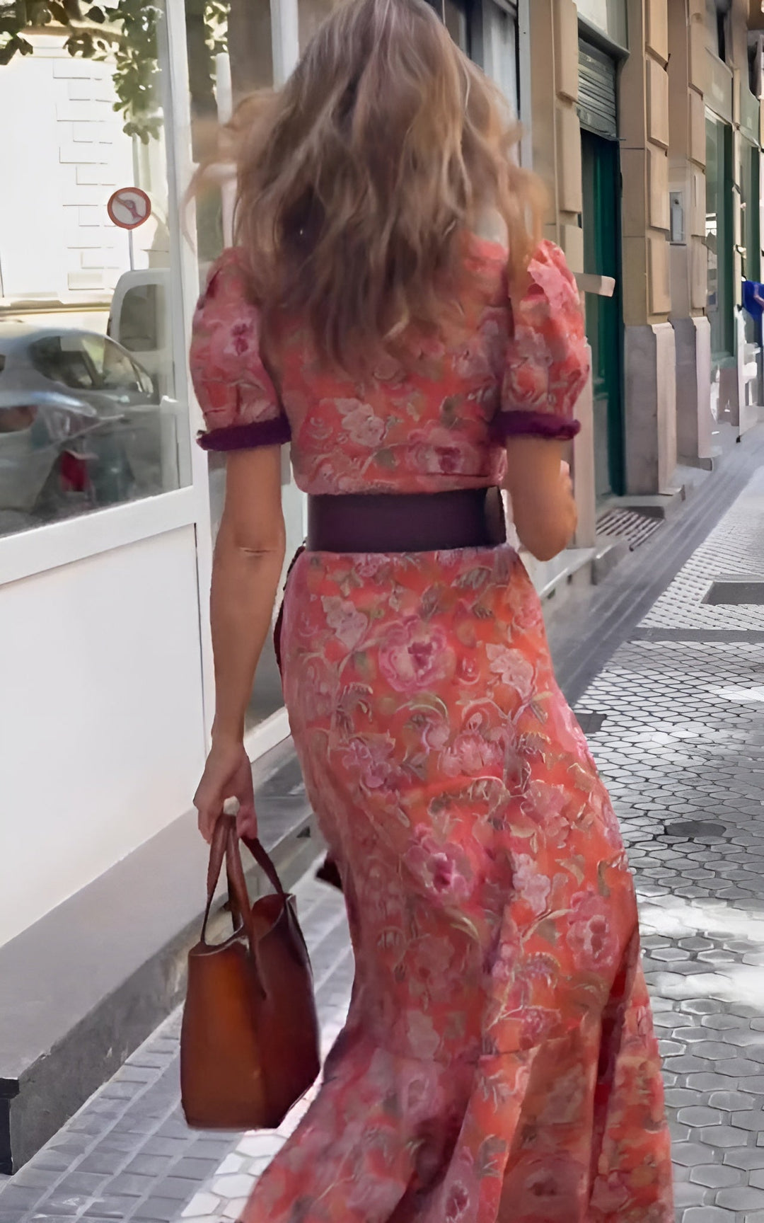 Vittoria™ | Abito Lungo Rosa Elegante