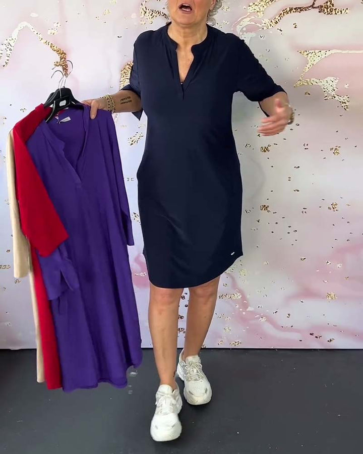 Carina™ | Abito con scollo a V