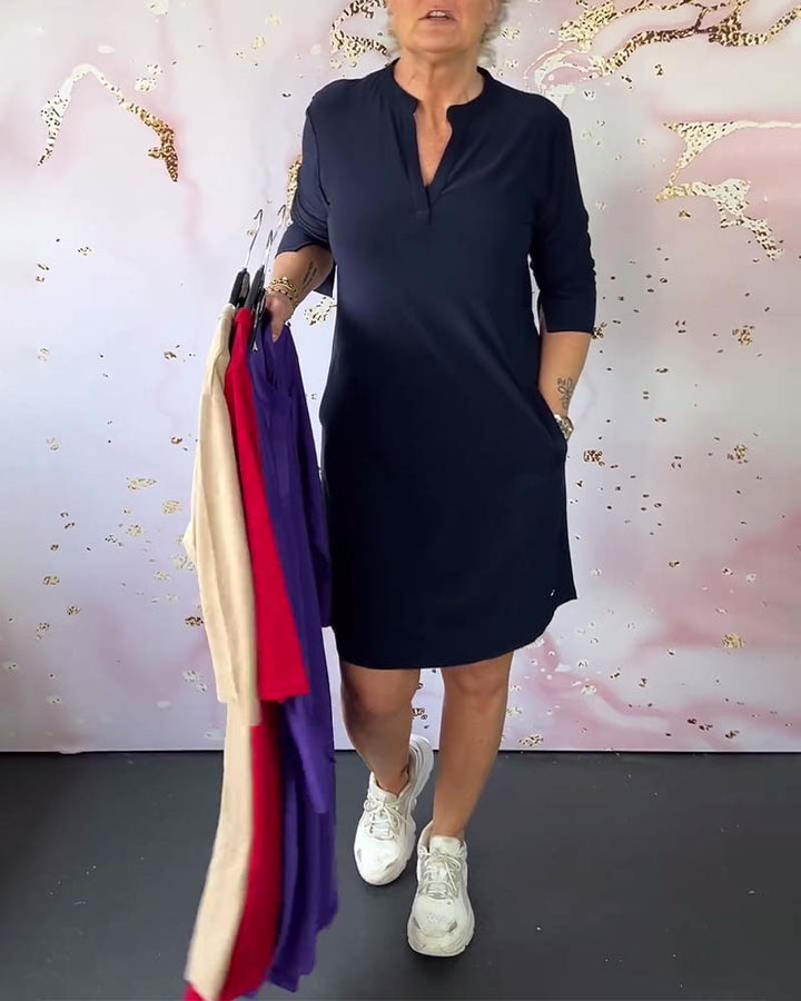 Carina™ | Abito con scollo a V