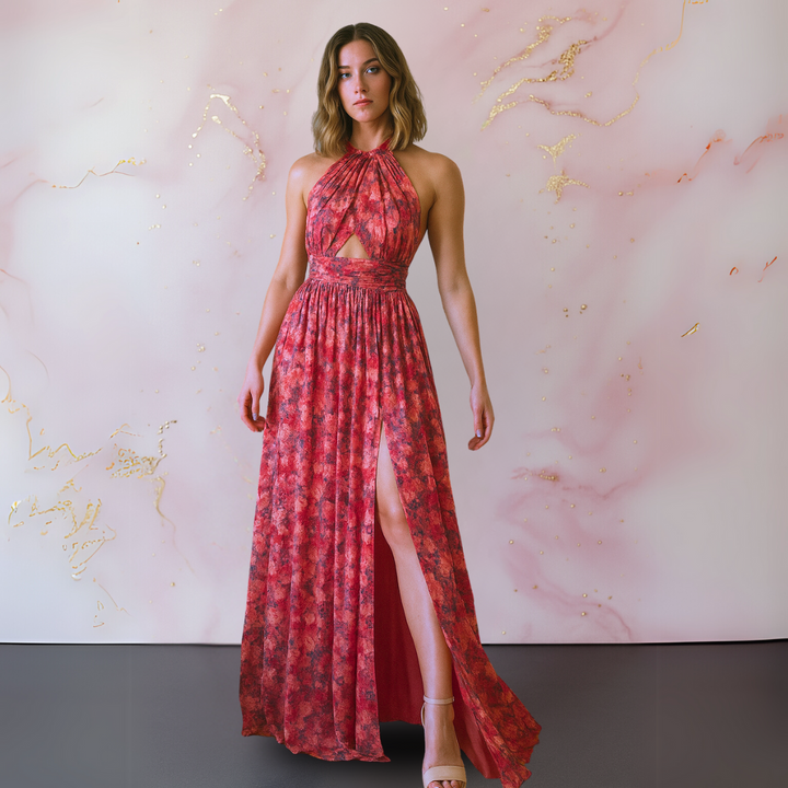Vanessa™ | Abito Elegante con Stampa Floreale