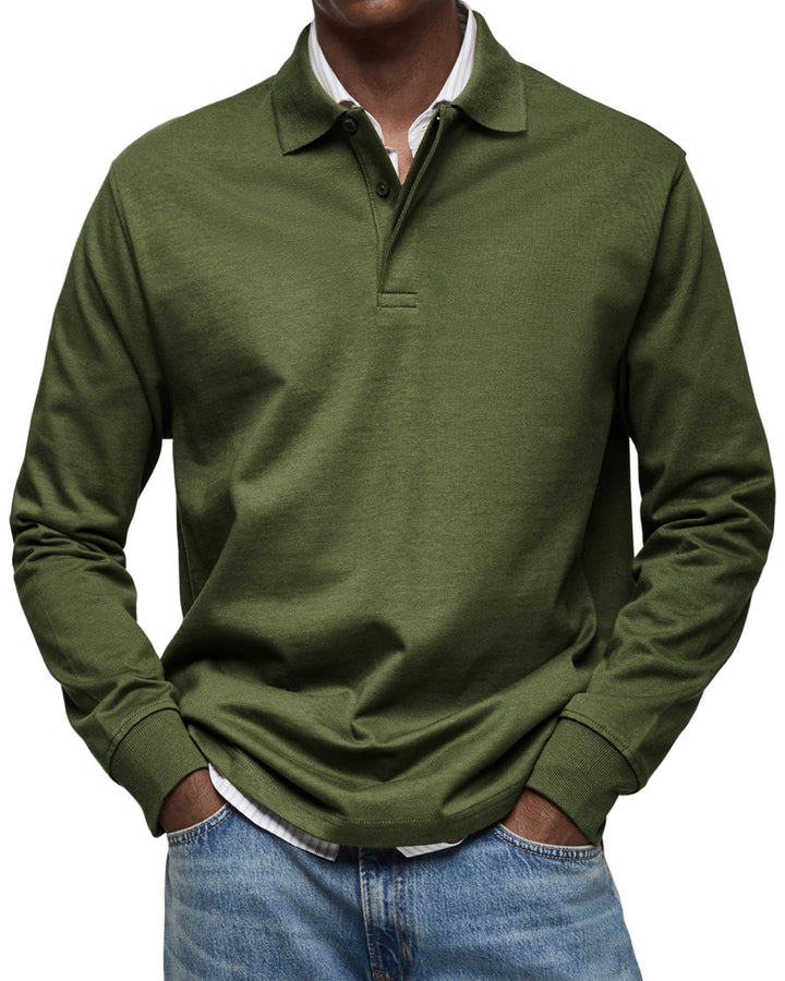 Renato™ | Polo Uomo a Maniche Lunghe