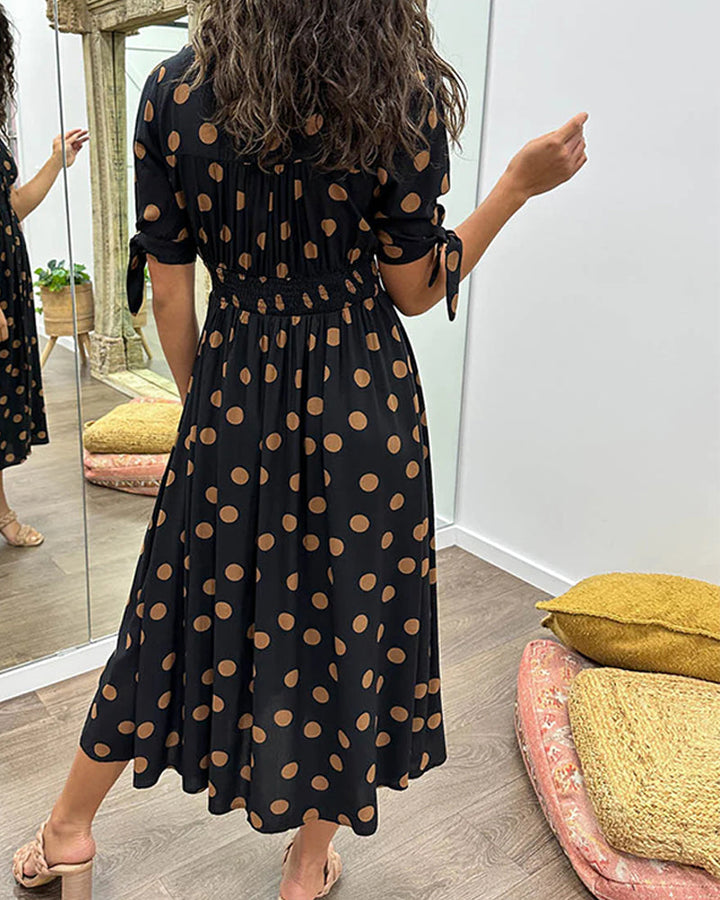 Violetta™ | Abito Midi a Pois