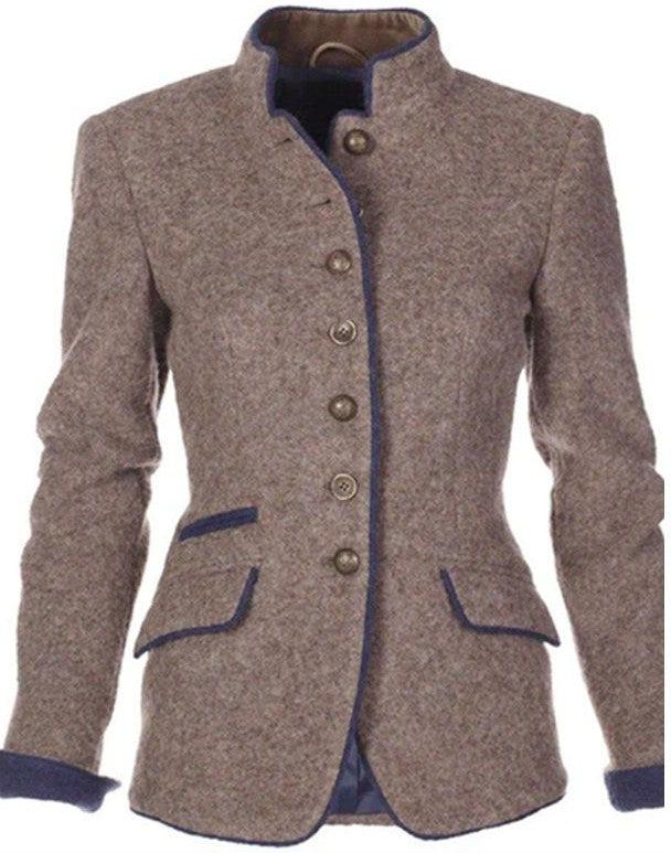 Maola™|Cardigan elegante con colletto alto