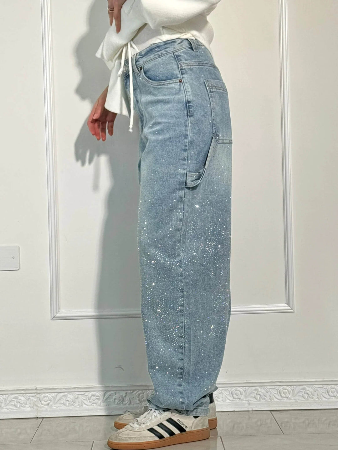 Mariella™ | Jeans in denim lucido