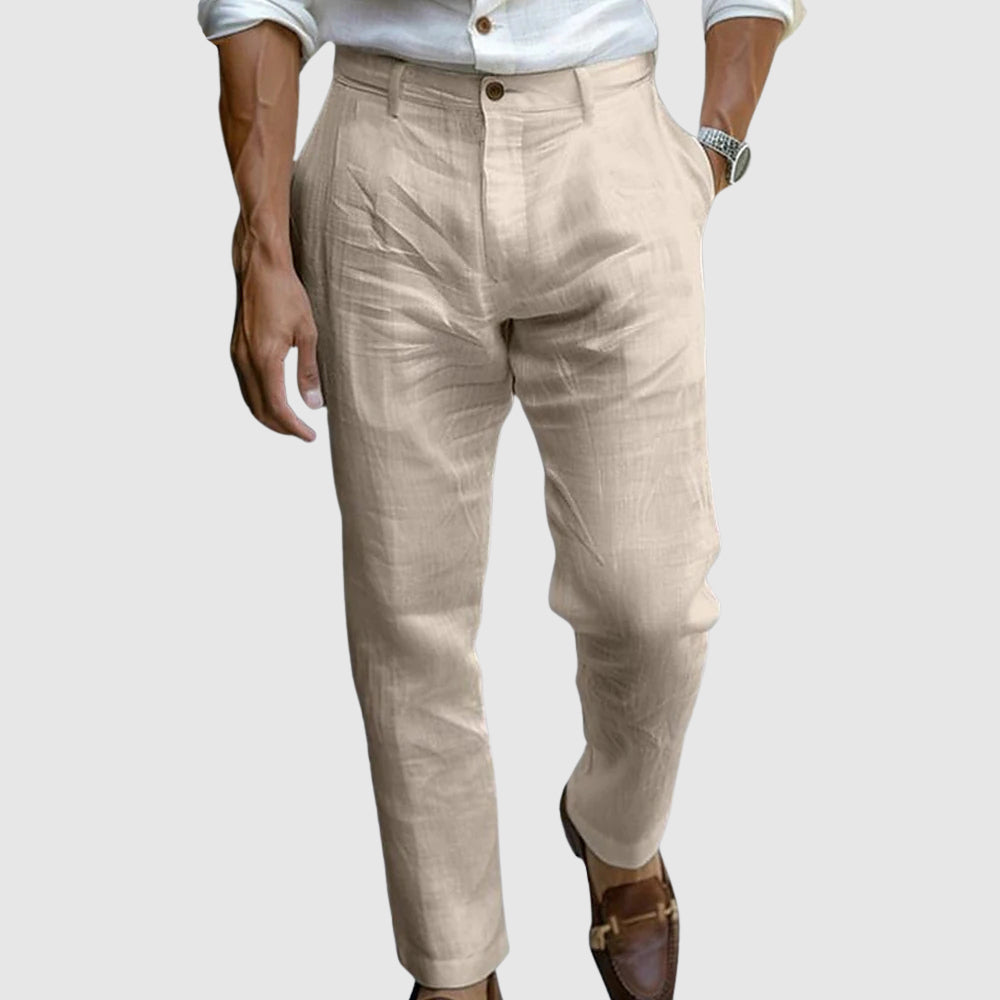 Tomaso™ | Pantaloni di Lino Eleganti da Uomo