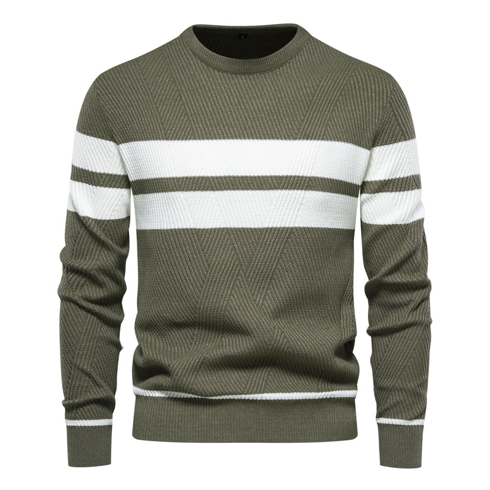 Luigi™ | Maglia a righe con scollo rotondo