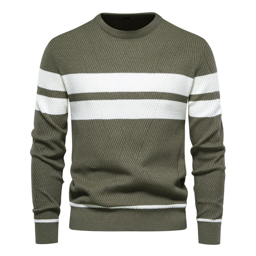 Luigi™ | Maglia a righe con scollo rotondo