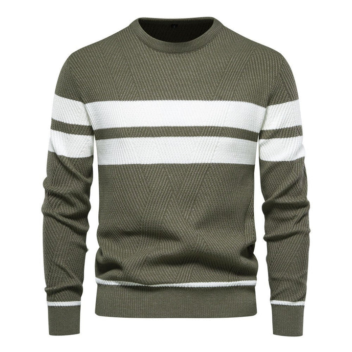 Luigi™ | Maglia a righe con scollo rotondo