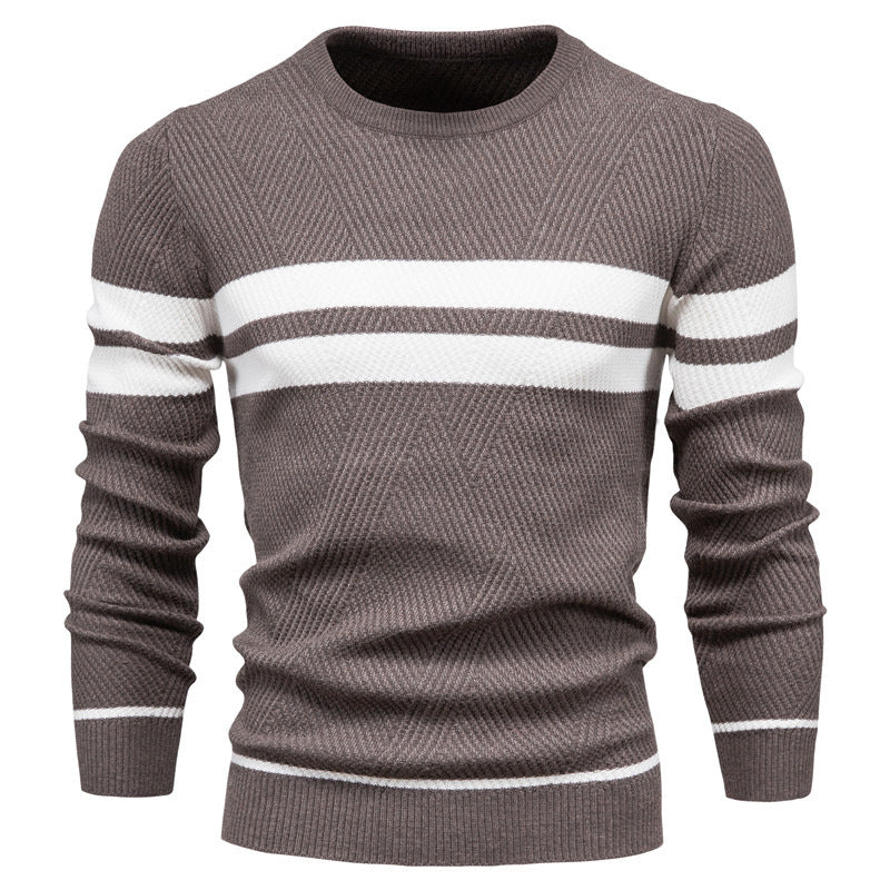 Luigi™ | Maglia a righe con scollo rotondo