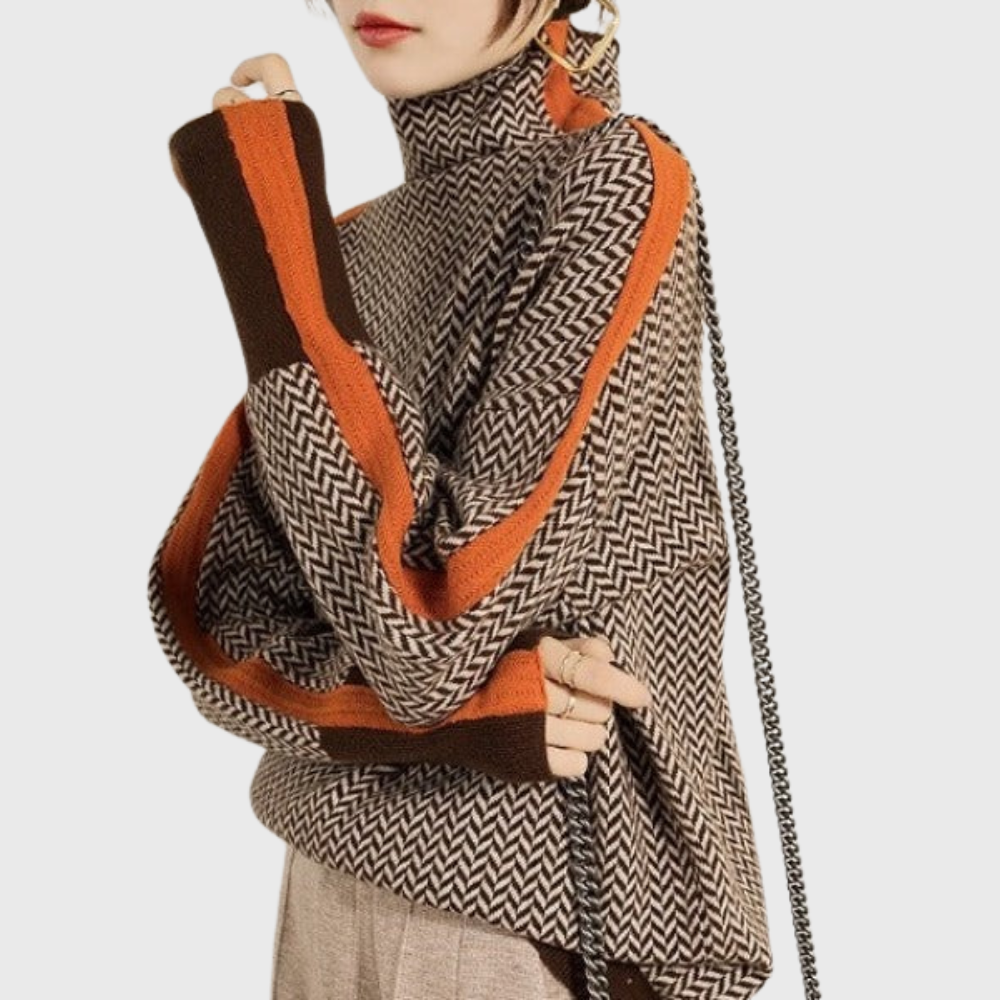 Loredana™ | Maglione a Collo Alto Elegante