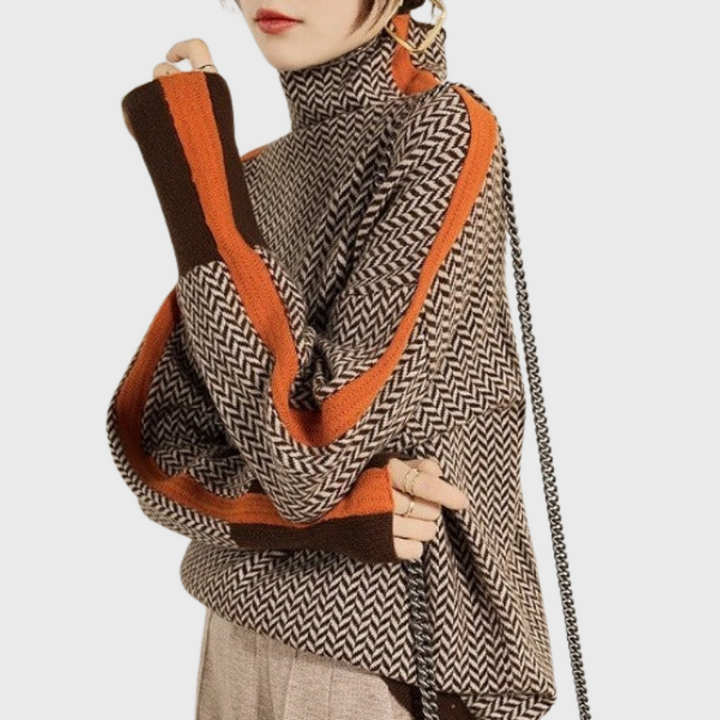 Loredana™ | Maglione a Collo Alto Elegante