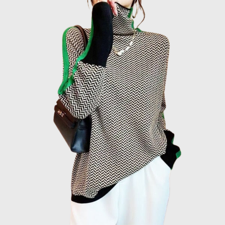 Loredana™ | Maglione a Collo Alto Elegante